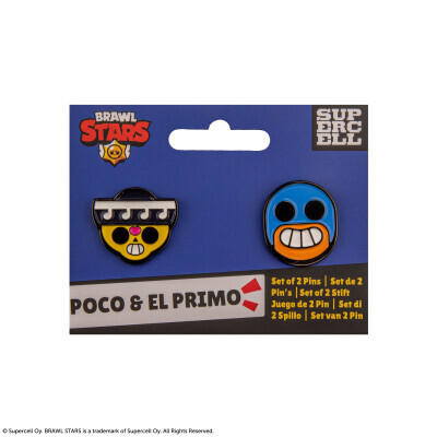 Brawl Stars set pinů (Poco & El Primo)
