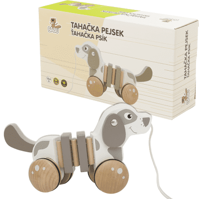 BABU - Tahací pejsek na provázku