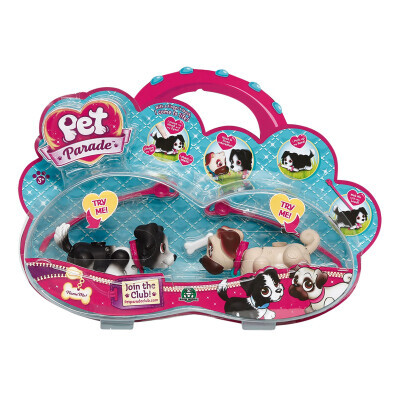 Pet Parade, 2ks - černo-bílý pejsek