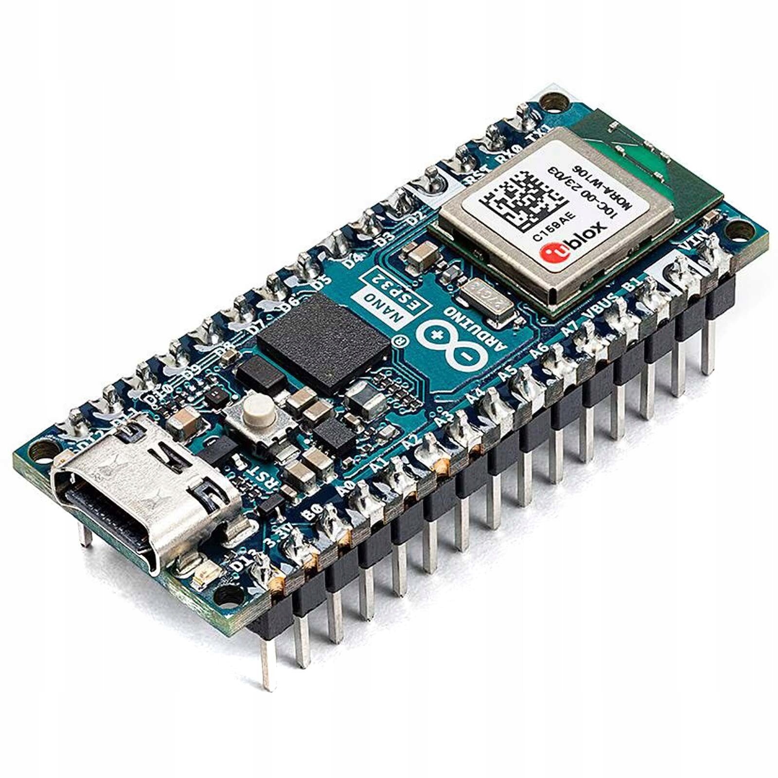 Arduino Nano ESP32 pájené piny 240MHz WiFi Bluetooth 16MB Flash Usb-c