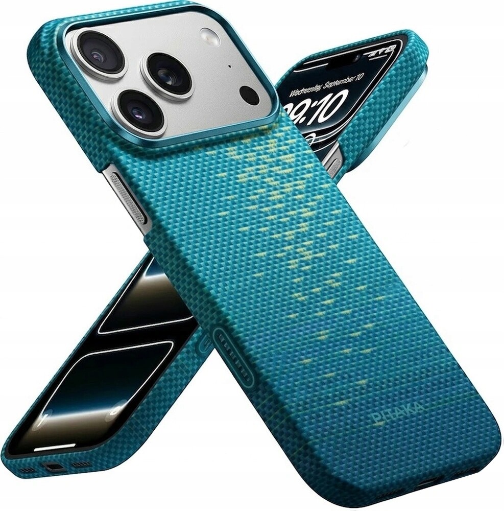 Pouzdro pro iPhone 17 Pro Max Pitaka Aramid Ultra Case pro MagSafe, Zadní Kryt