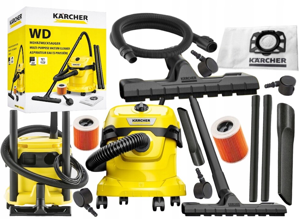 Vysavač Za Mokra I Za Sucha Výkonný Karcher 12 L
