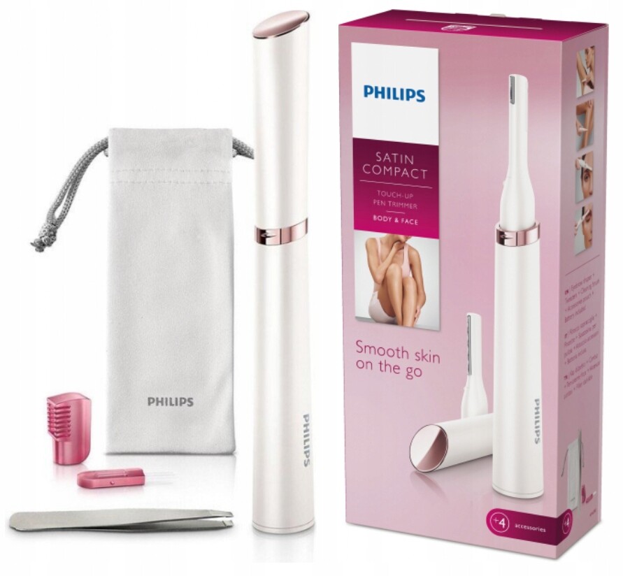 Tužkový zastřihovač na tělo nebo obličej Philips HP6393/00 Sáček Pinzeta