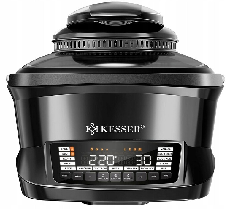Multicooker Beztuková Fritéza Kesser 16V1 8L 1800W Tlakový Hrnec