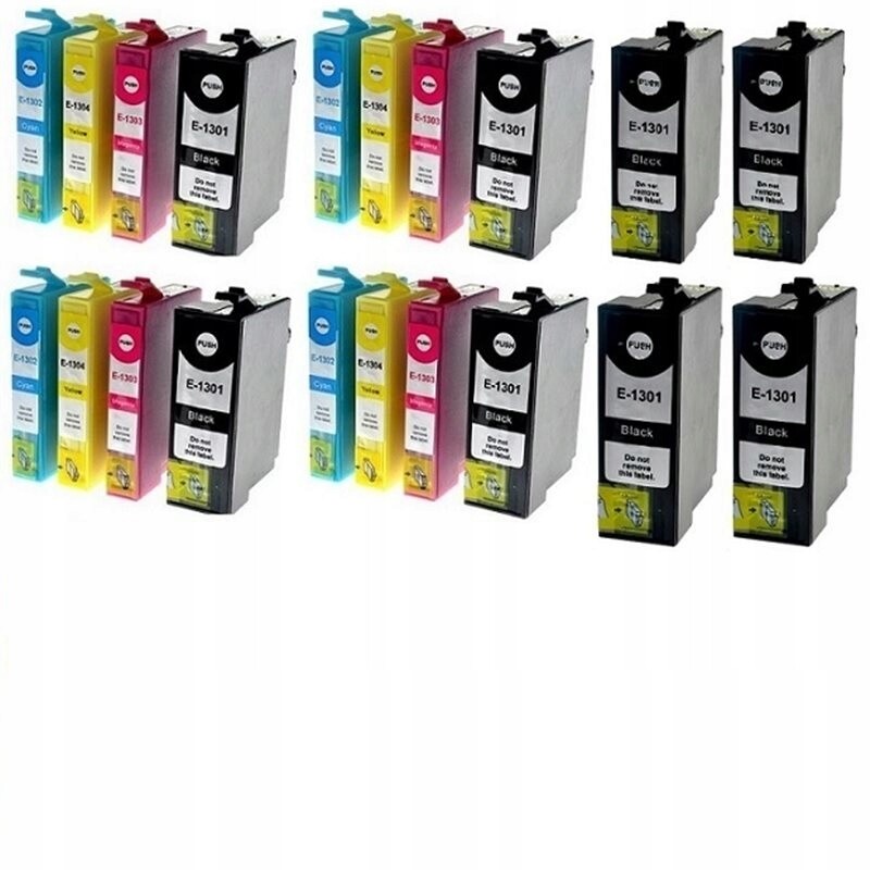 20x Inkoust Pro Tiskárnu Epson B42WD BX525WD X535WD T1301 XL Vysoká Kvalita