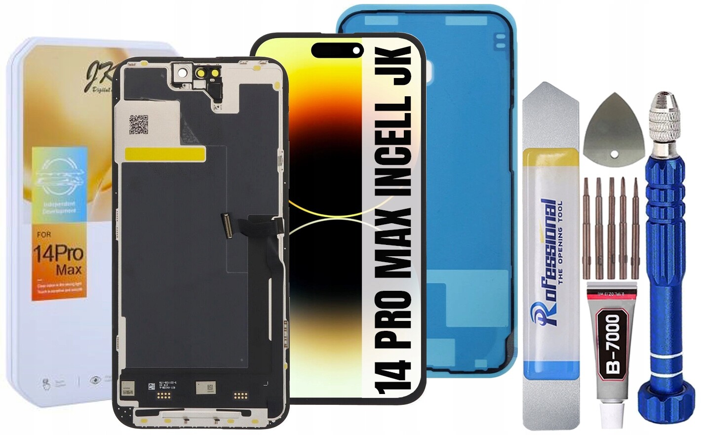 Displej Pro Iphone 14 Pro Max Incell Jk IC LCD Displej Těsnění