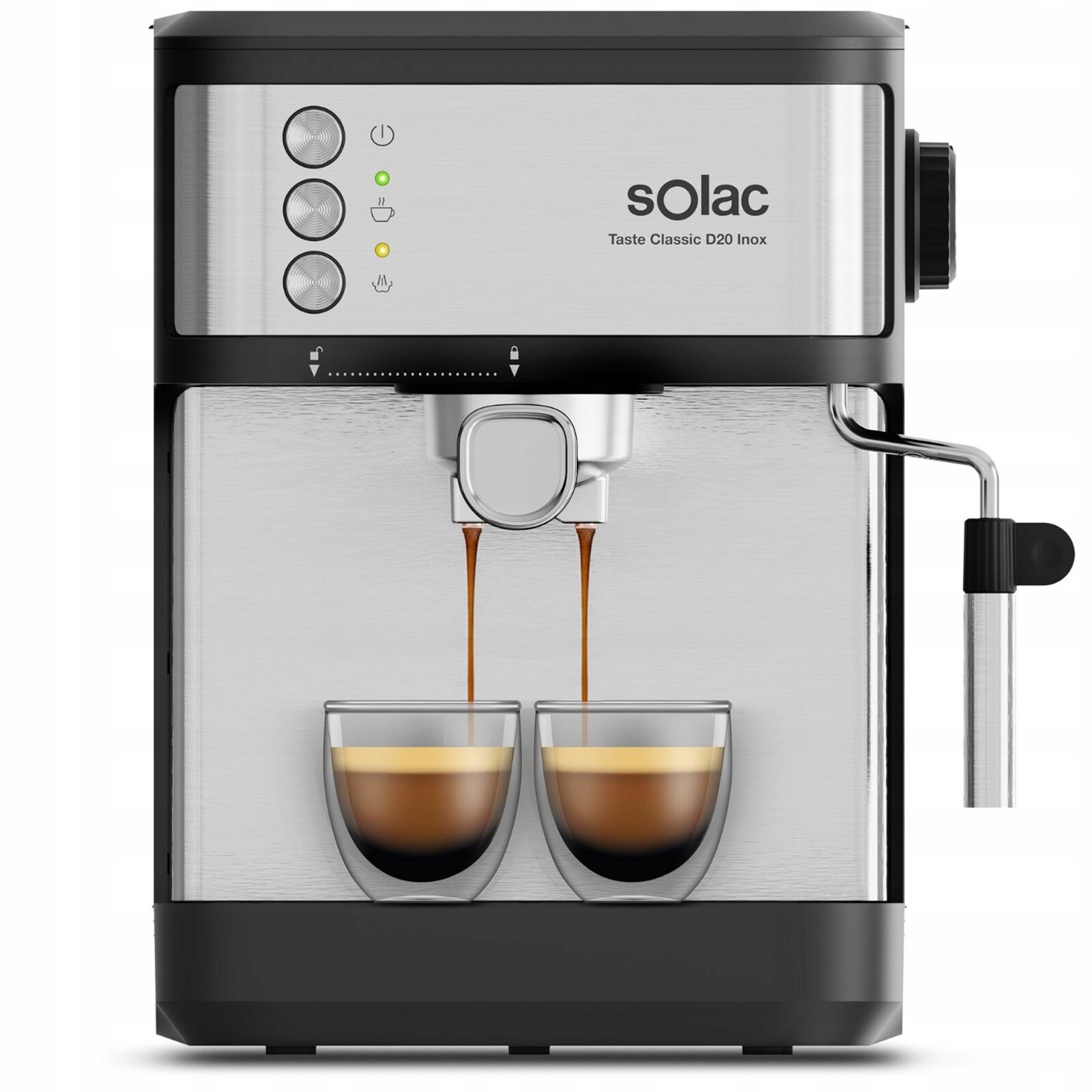 Automatický Kávovar Automatický Baňkový 20BAR 850W Napěňovač Solac