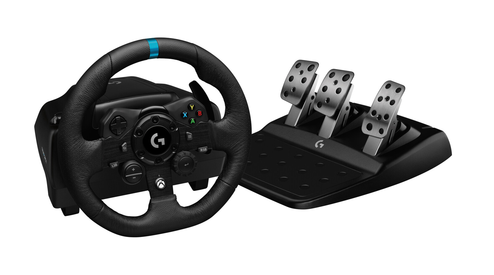 Volant s pedály, sada pro řidiče Logitech G923 Xbox X/s Xbox One Pc