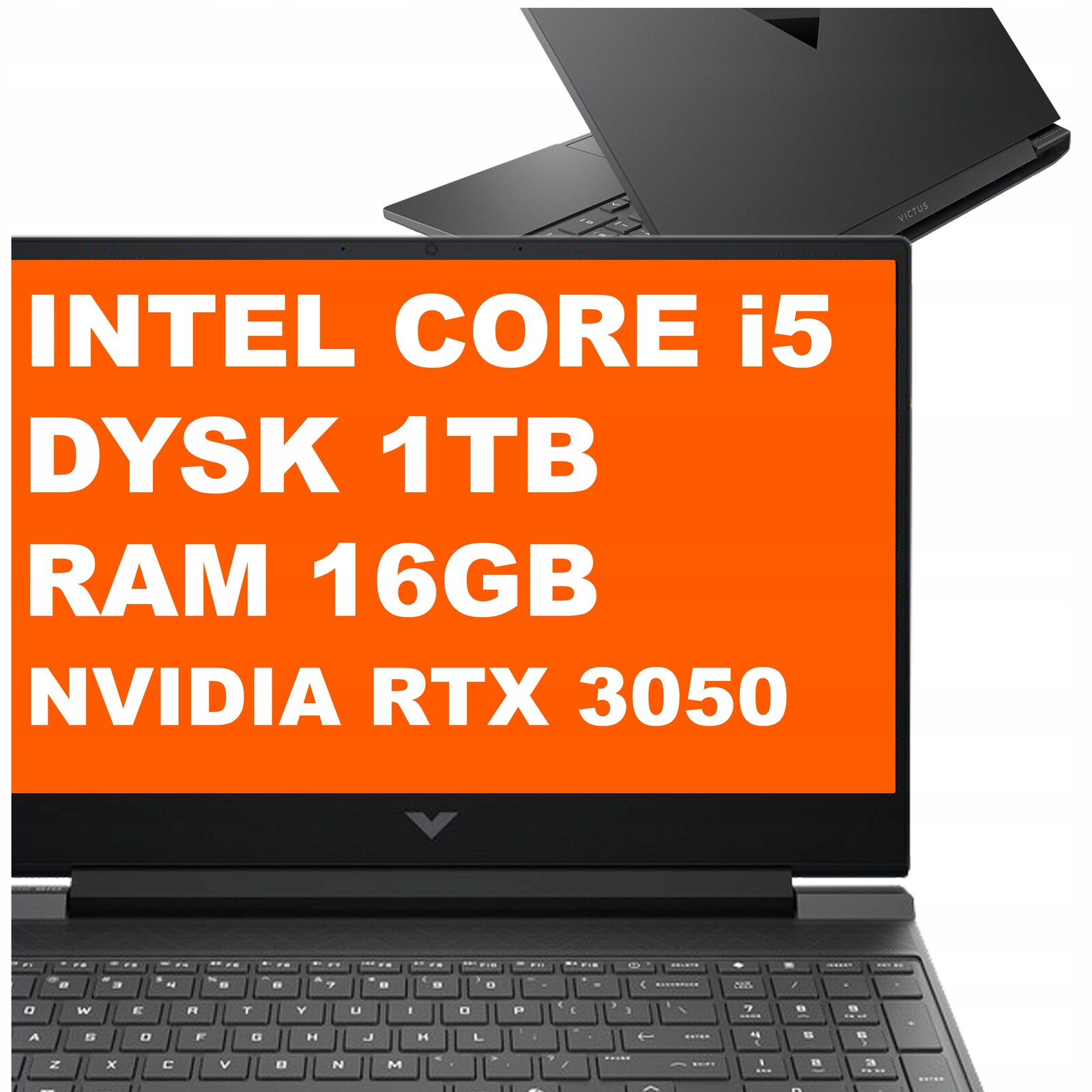 Notebook Hp Victus 15-fa i5 16GB 1TB Rtx 3050 144Hz Fhd Win 11