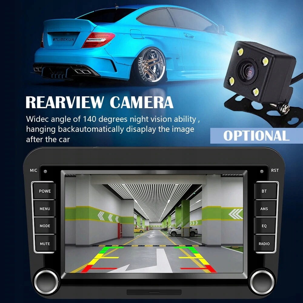 rádio android ekvivalent Vw bluetooth gps canbus Pod Couvací Kameru Gps