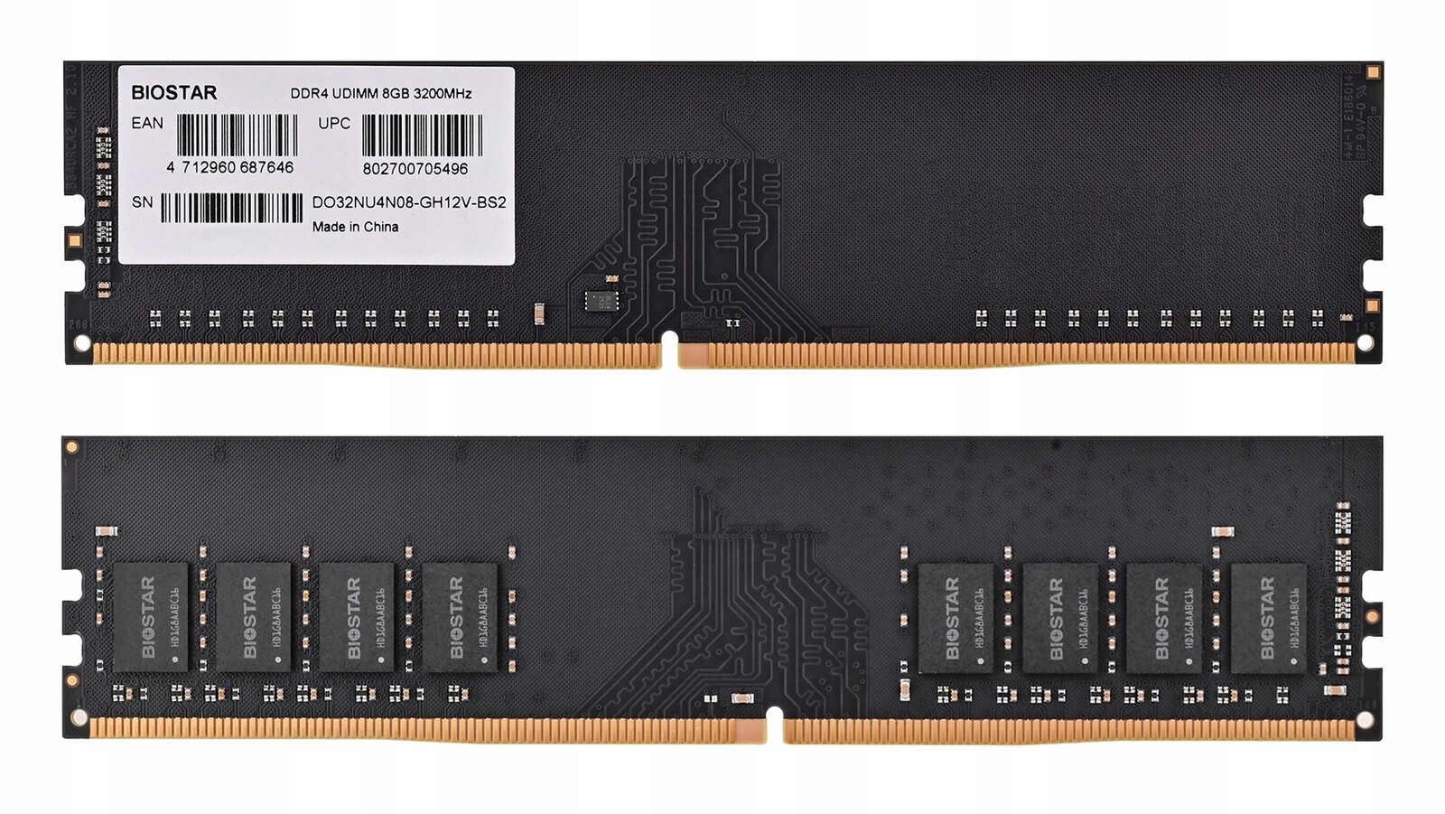 Paměť DDR4 Biostar 8GB 3200MHz DO32NU4N08