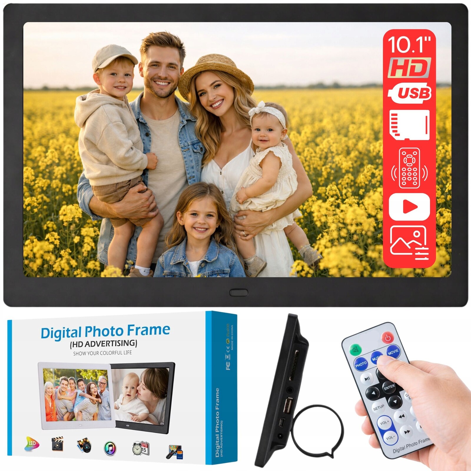 Rámeček Digitální Na Fotografie Frameo 32GB 10,1