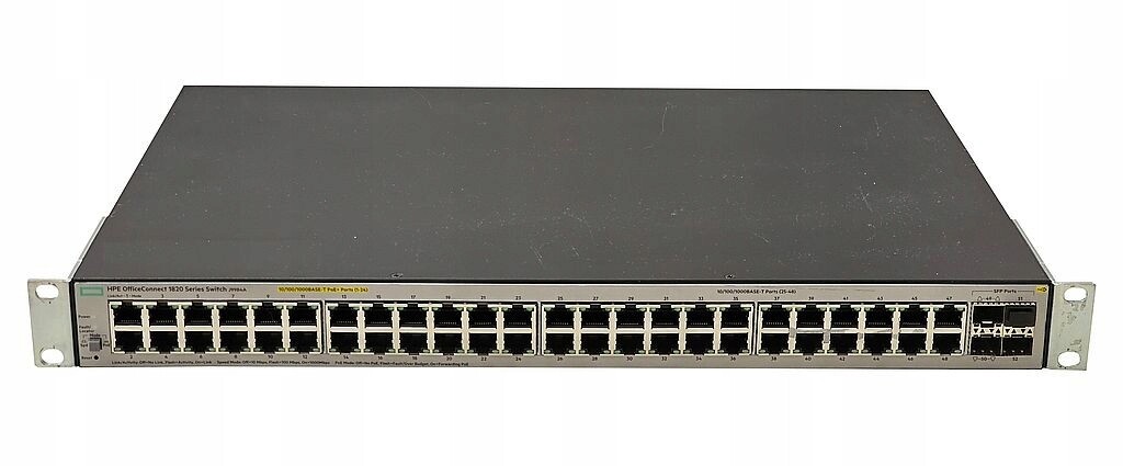 Spravovatelný Switch Hp 1820-48-POE+ 370W 48x1GB 24xPoE+ 4xSFP Vlan Uši