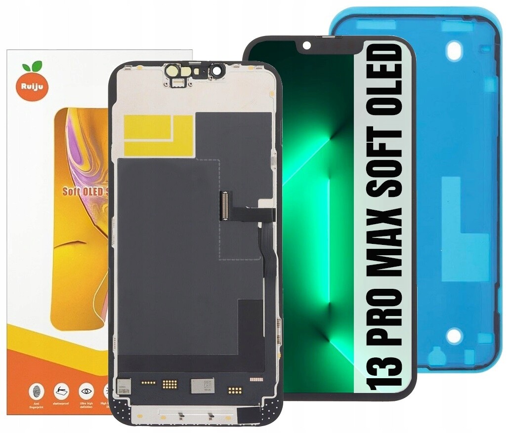Displej Pro Iphone 13 Pro Max Soft Oled IC 120HZ Displej Těsnění
