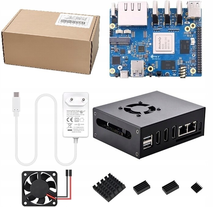 GeeekPi Orange Pi 5 Plus 8 Gb LPDDR4/4 x Rockchip RK3588 8-jádrový G1243