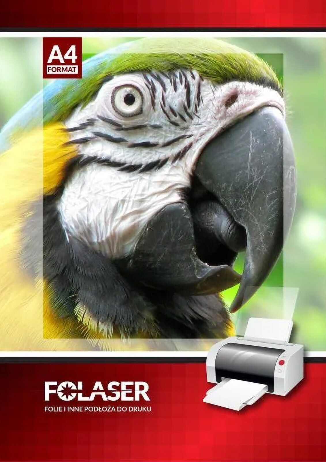 Fólie samolepicí bílá Folaser Ink. Wo pro inkoustové tiskárny 50A4