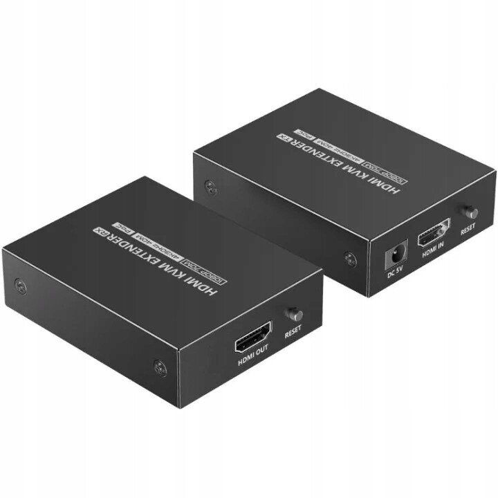 Hdmi extender Kenik KG-EX70HDMI-P/U/4K3 obraz myš po otočení