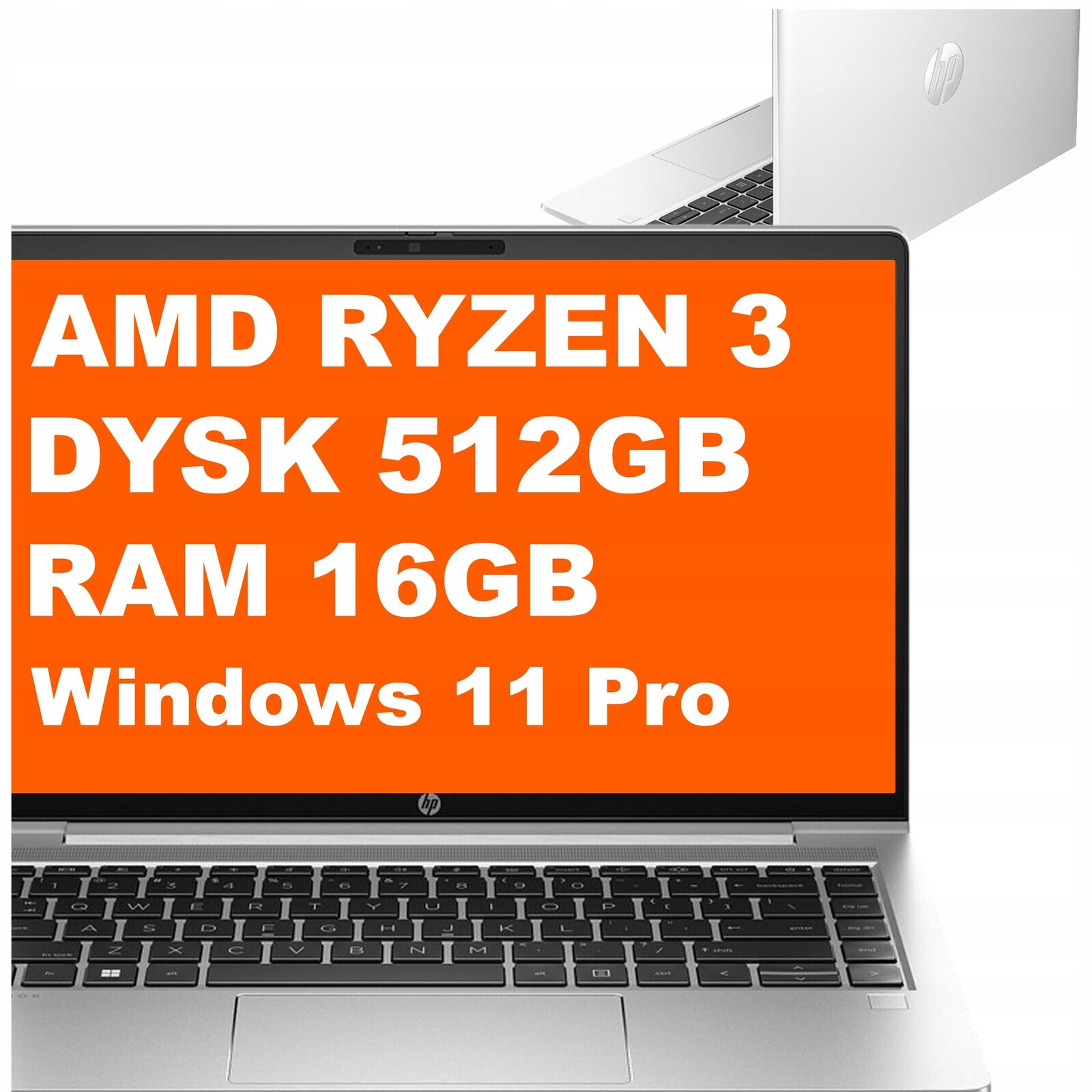 Hp ProBook 455 G10 Ryzen 3 16GB 512GB Radeon Fhd Dotyk Win 11 Pro Stříbrný