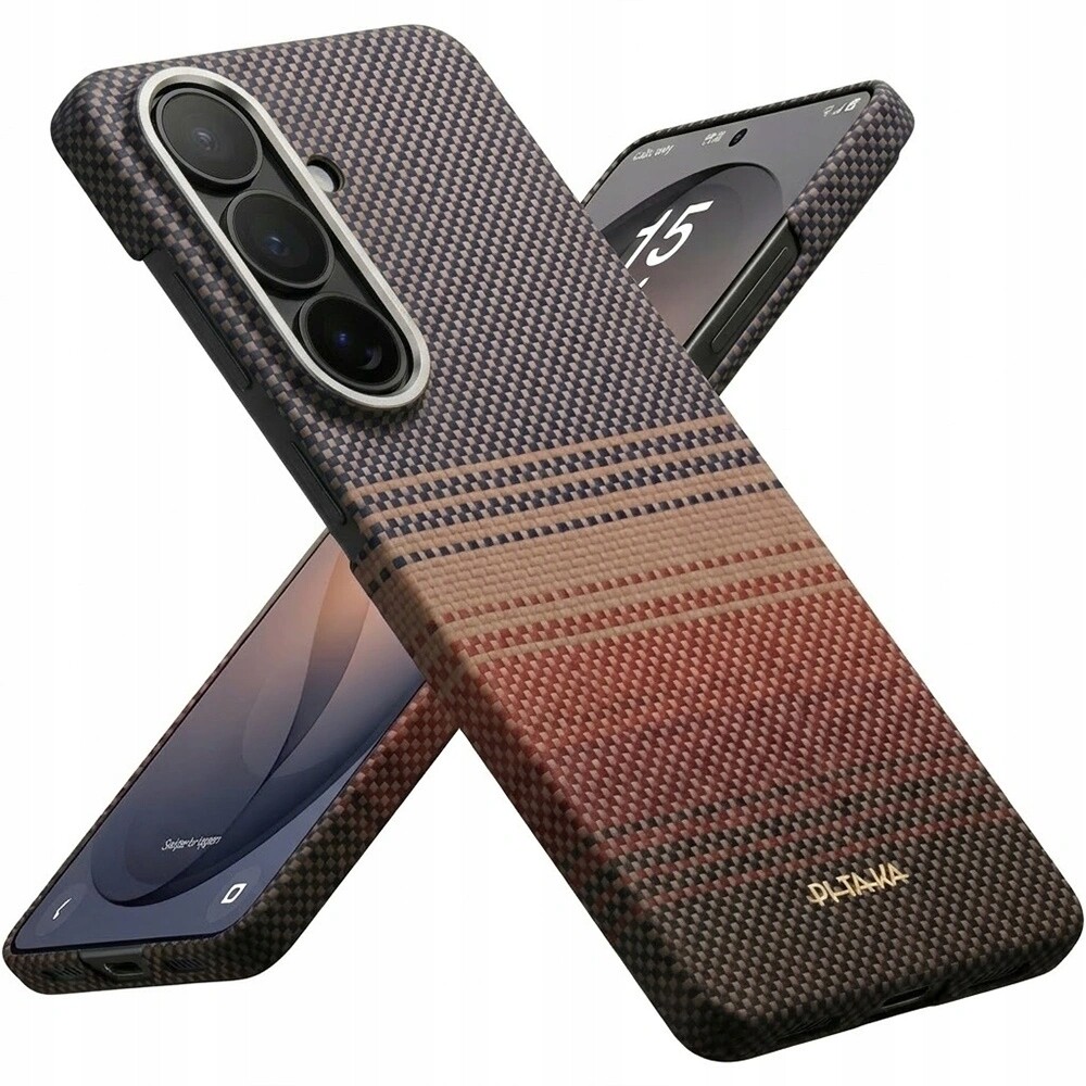 Pouzdro pro Samsung Galaxy S26+ Plus Pitaka Aramid Fiber Case Magsafe Sunset