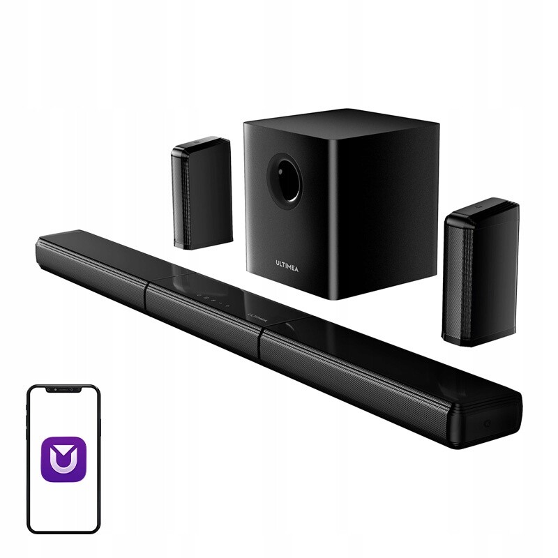 Ultimea Apollo S70 Ultra Soundbar Subwoofer Domácí kino 7.1 s SurroundX