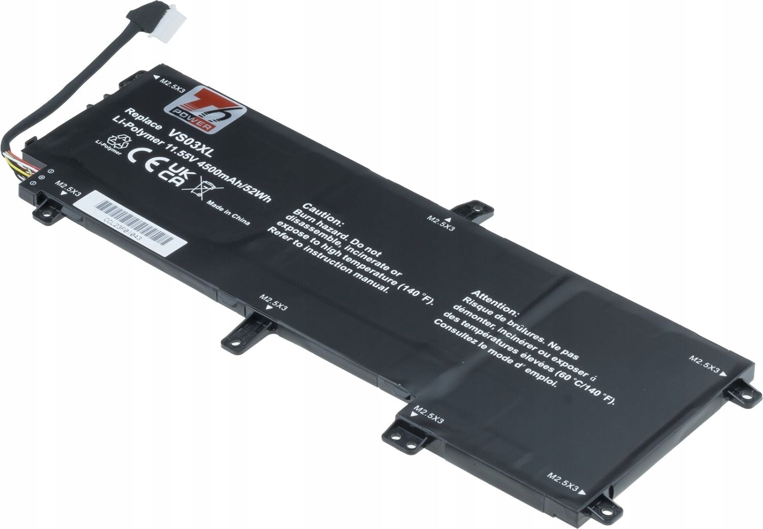 T6 Power baterie pro Hp Envy 15-as100 série