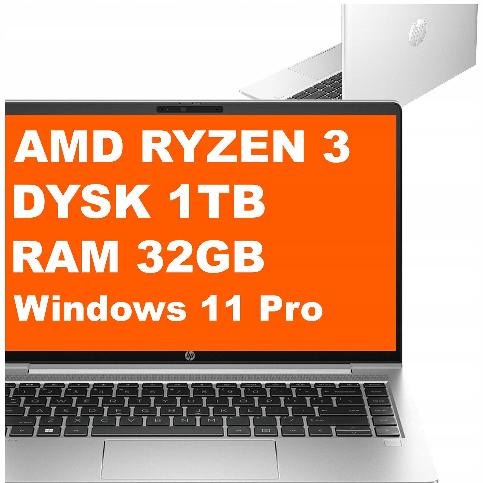Hp ProBook 455 G10 Ryzen 3 32GB 1TB Radeon Fhd Dotyk Win 11 Pro Stříbrný