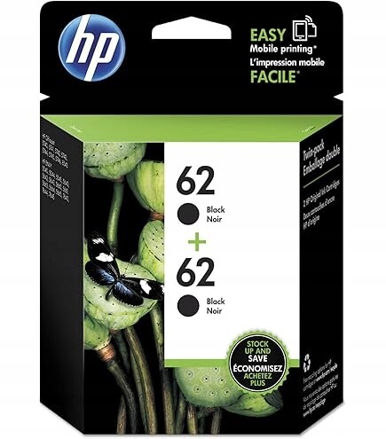 Inkoust 62XL, inkoustové kazety s vysokou výtěžností, černé 2