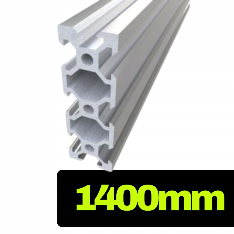 Hliníkový profil V-slot 2060 stříbrný o délce 140 cm