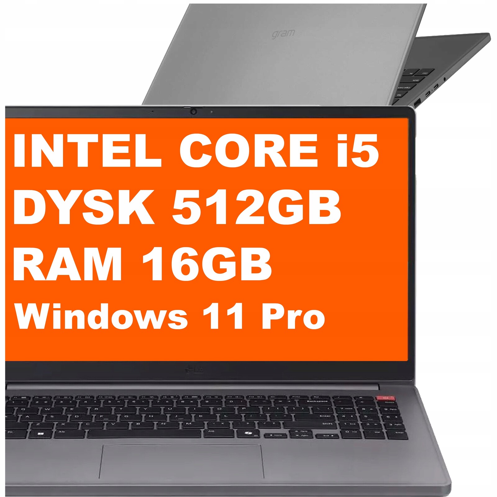 Notebook Lg Gram Book 15U50T-G.ARS2U1 i5-13 16GB 512GB Iris Xe Fhd Win 11 Pro