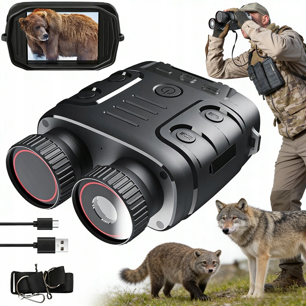 Infračervený Dalekohled Pro Noční Vidění 1080P 10X Ir 800 M, Pozorování