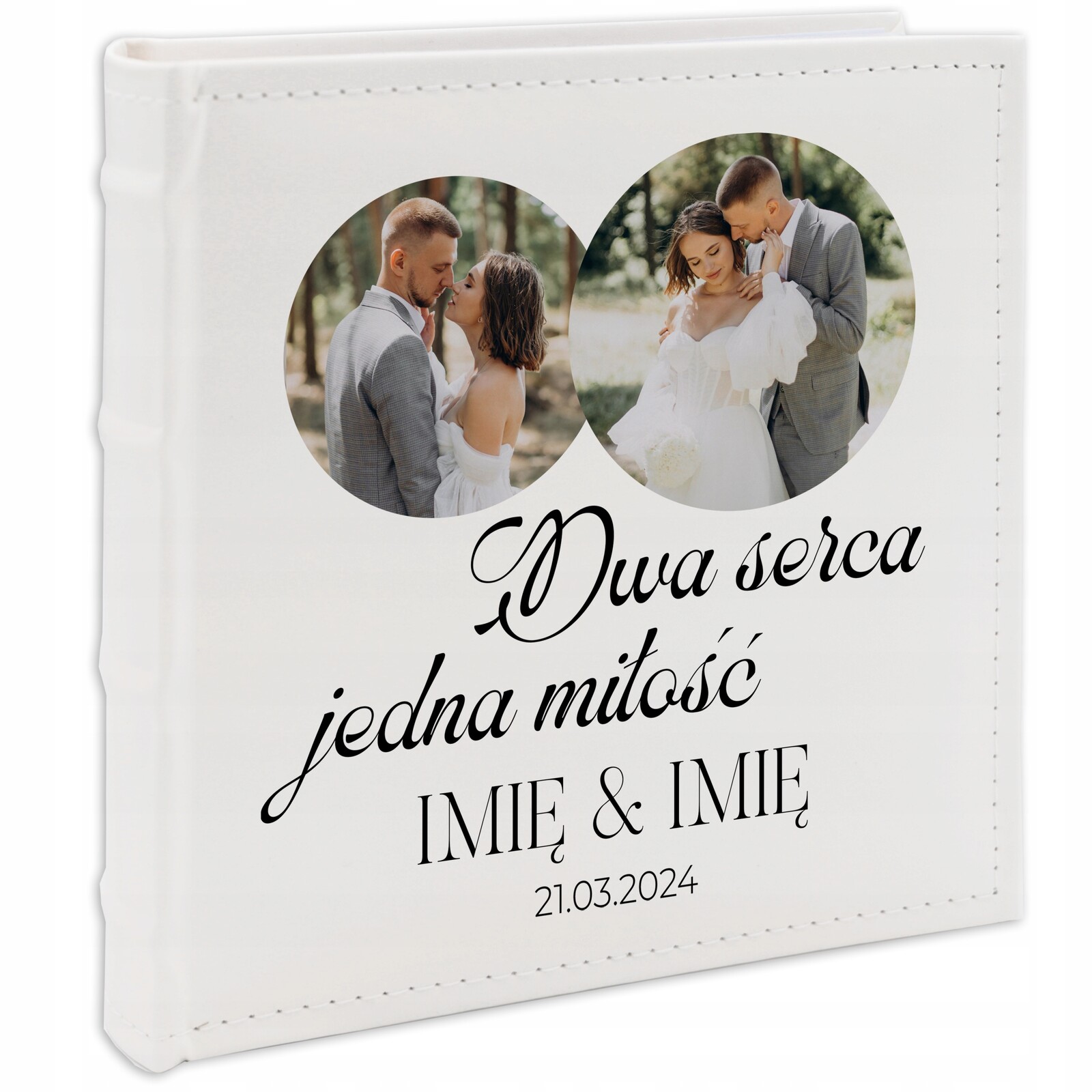 Album Na Fotografie Ekokůže 200 Fotografií Dvě Srdce *jména A Fotografie* Dárek