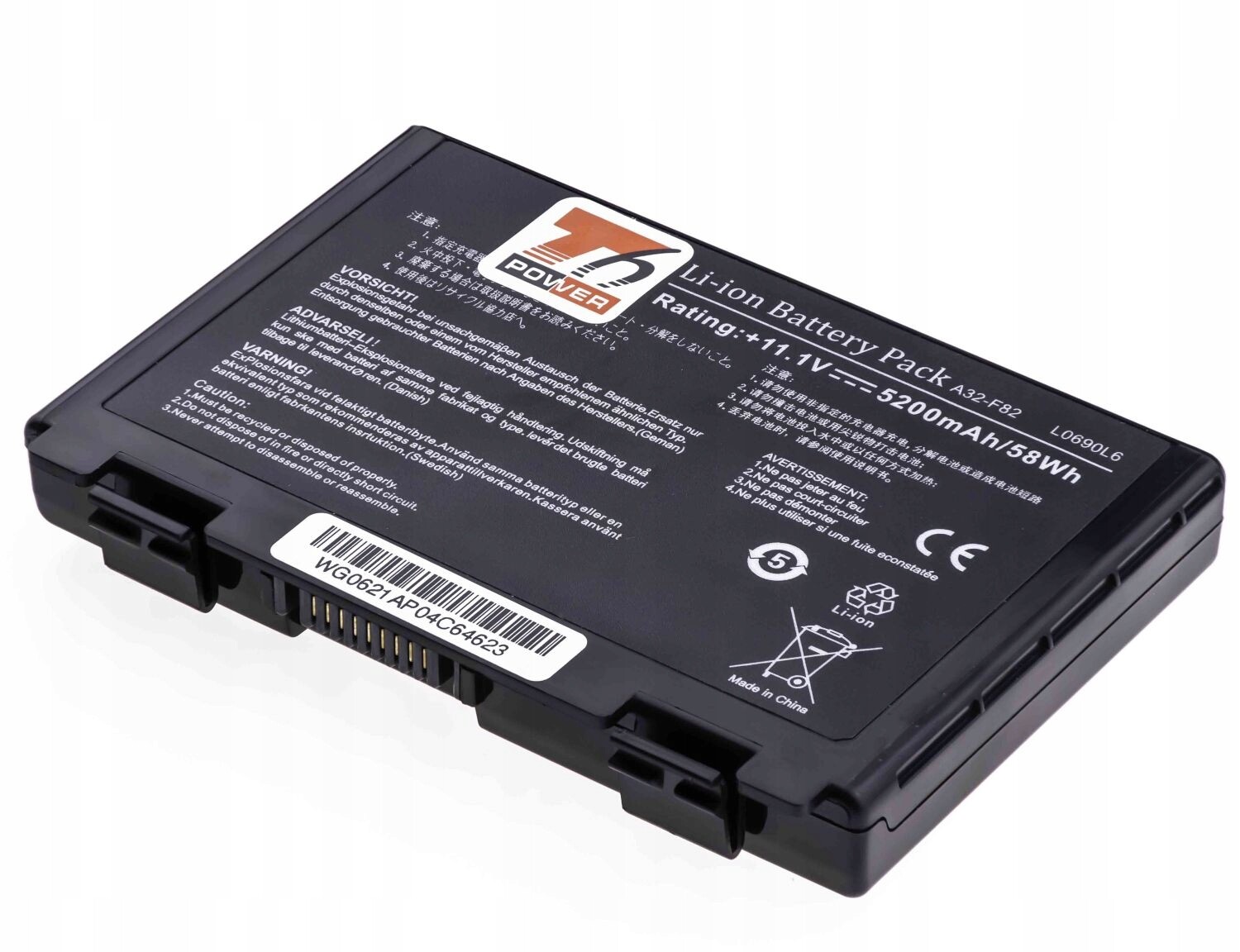 Baterie T6 Power pro Asus K50IL