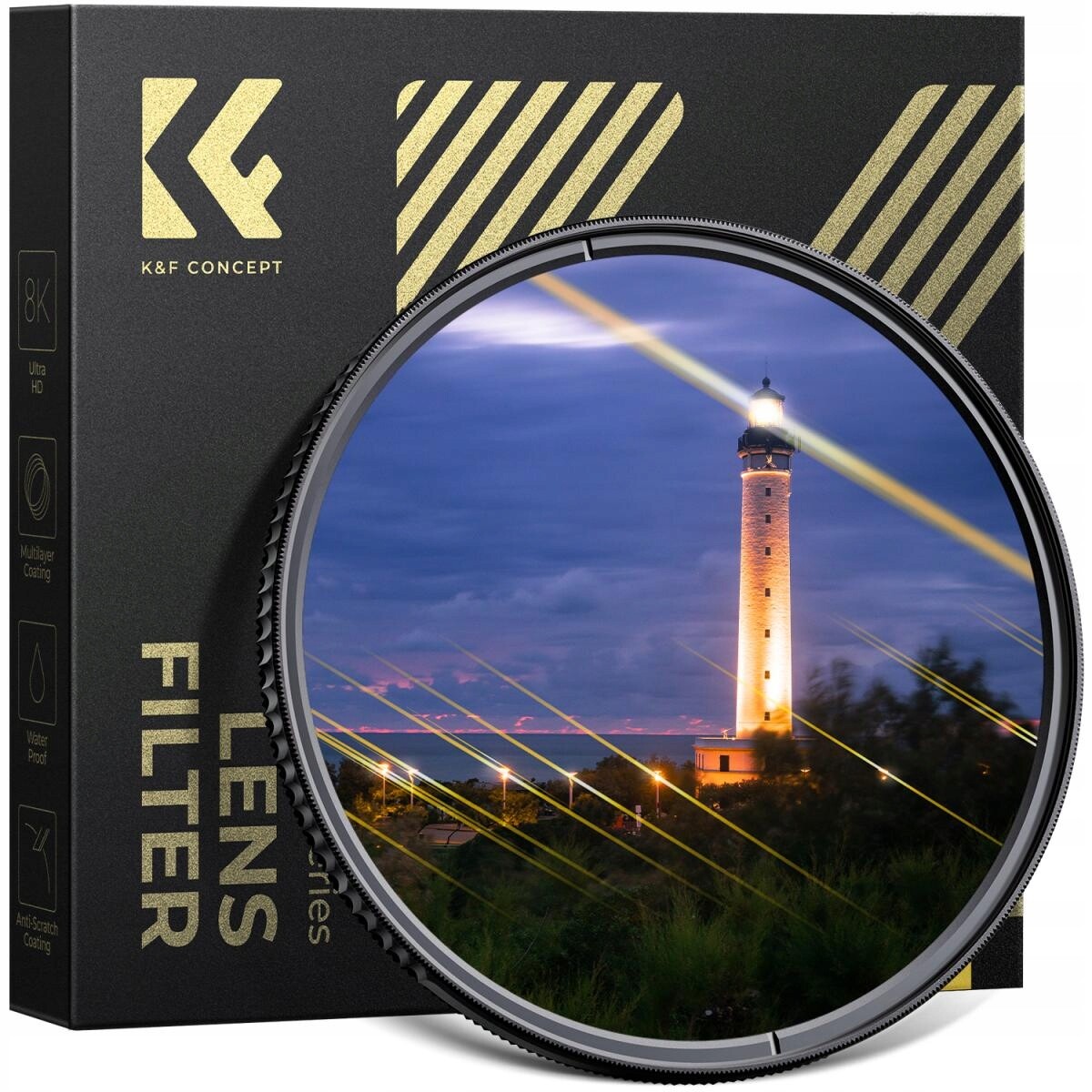 K&f Concept 72 mm efektový filtr Gold Streak Nano-X Mrc