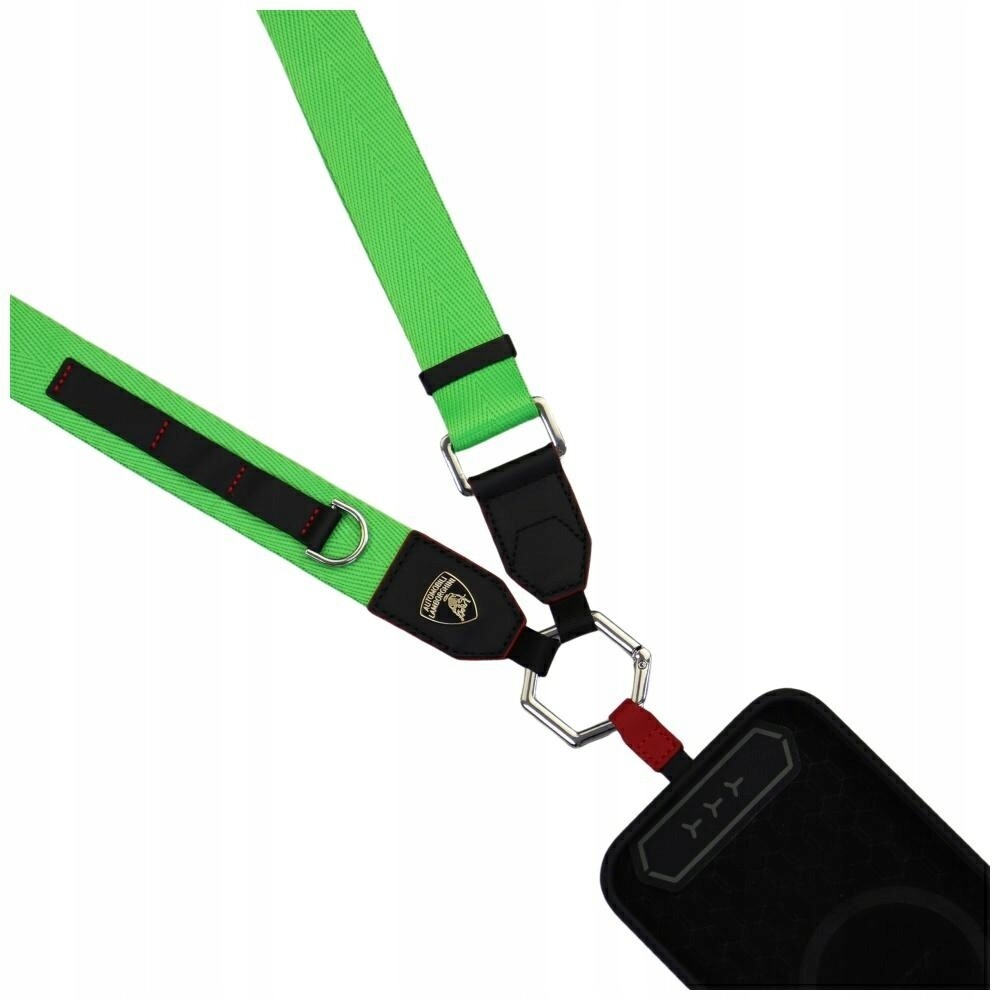 Univerzální vodítko Lamborghini D1 Crossbody Webbing Strap zelené