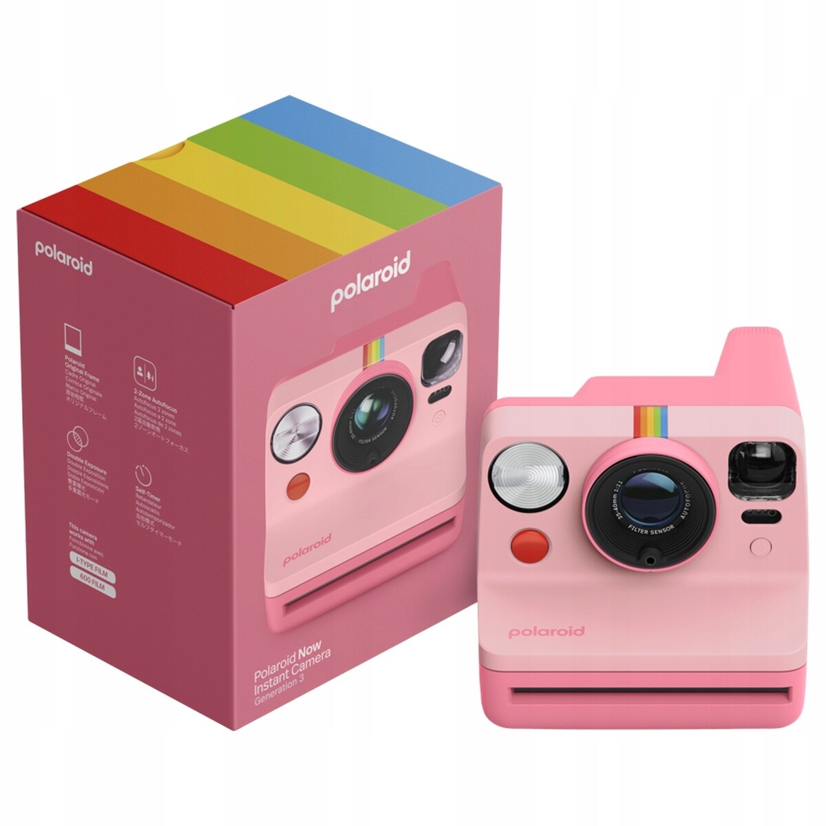 Okamžitý fotoaparát Polaroid Now Gen 3 Pink
