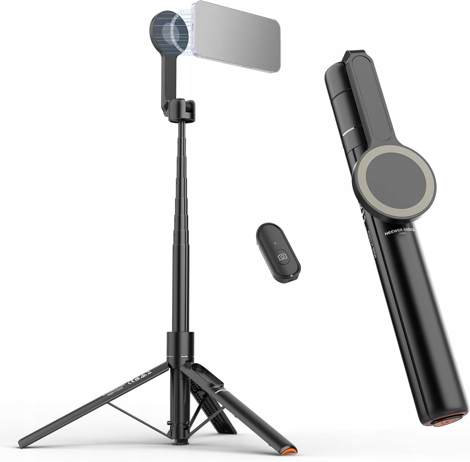 Neewer Basics 5.48' Magnetický stativ, kompatibilní s MagSafe, iPhone, Android
