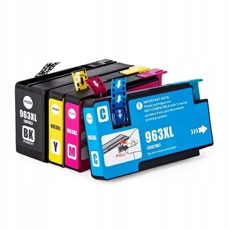 4x Inkoust pro tiskárnu Hp OfficeJet Pro 9010 9012 9013 9015 9020 9023 9025 963