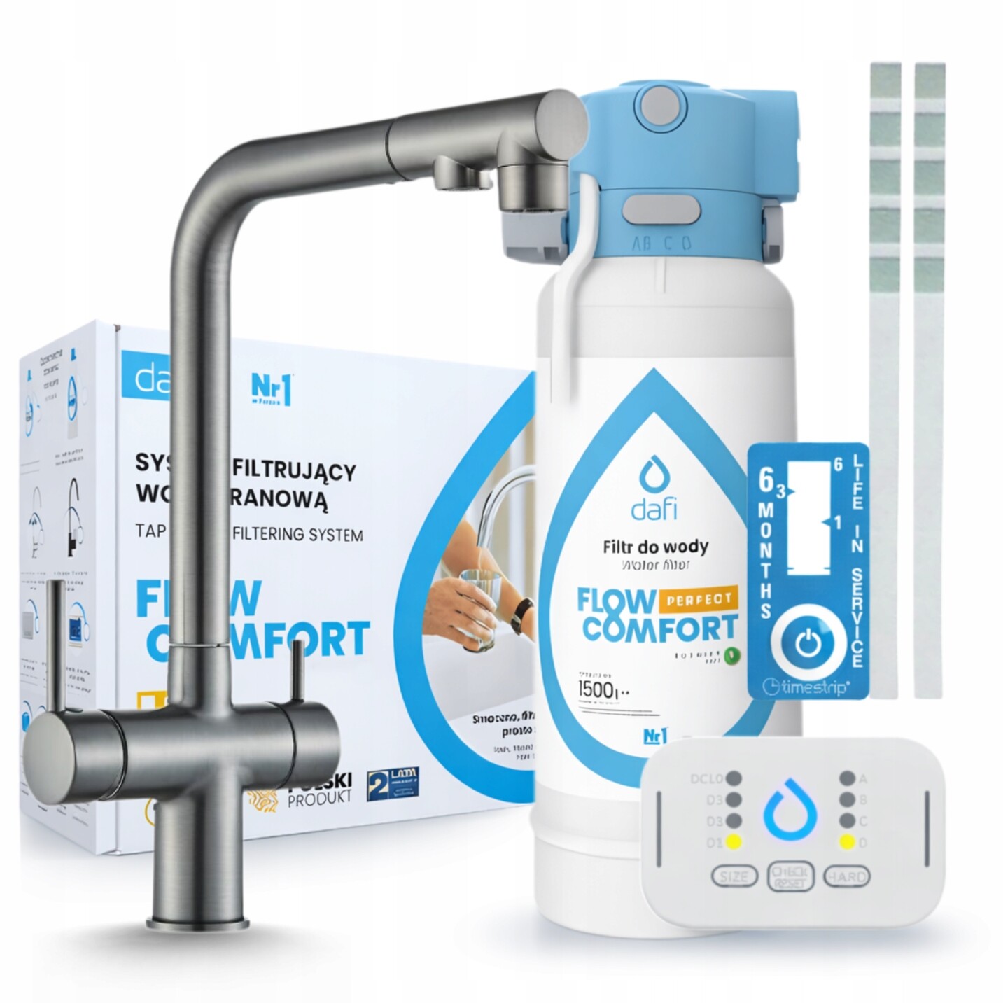 Sada Pro Filtrování Vody, Filtr Dafi Flow Comfort D-1 A Kuchyňská Baterie