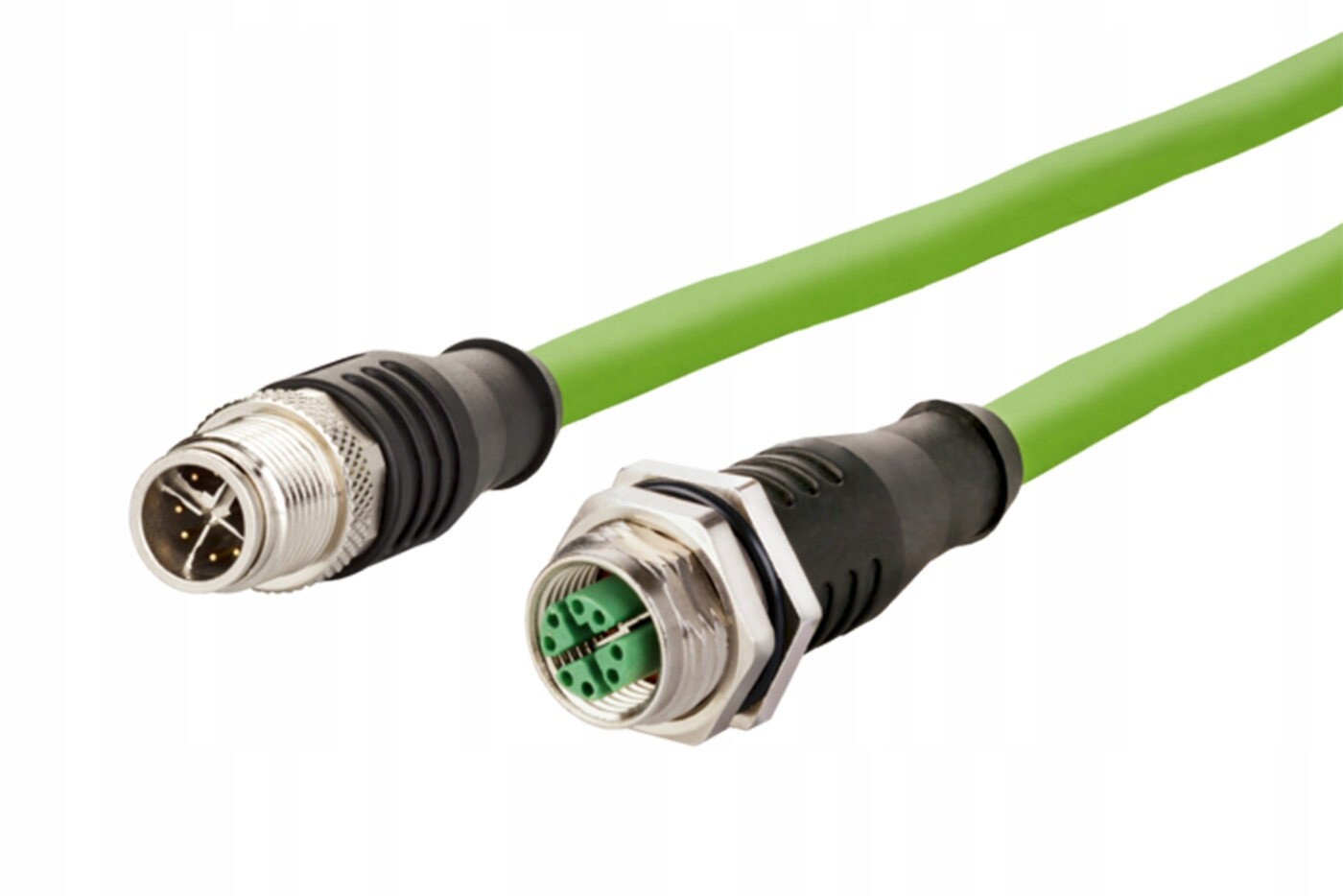 Metz-connect Kabel M12 8pin (M) kód X M12 8pin (f) kód X, 1m