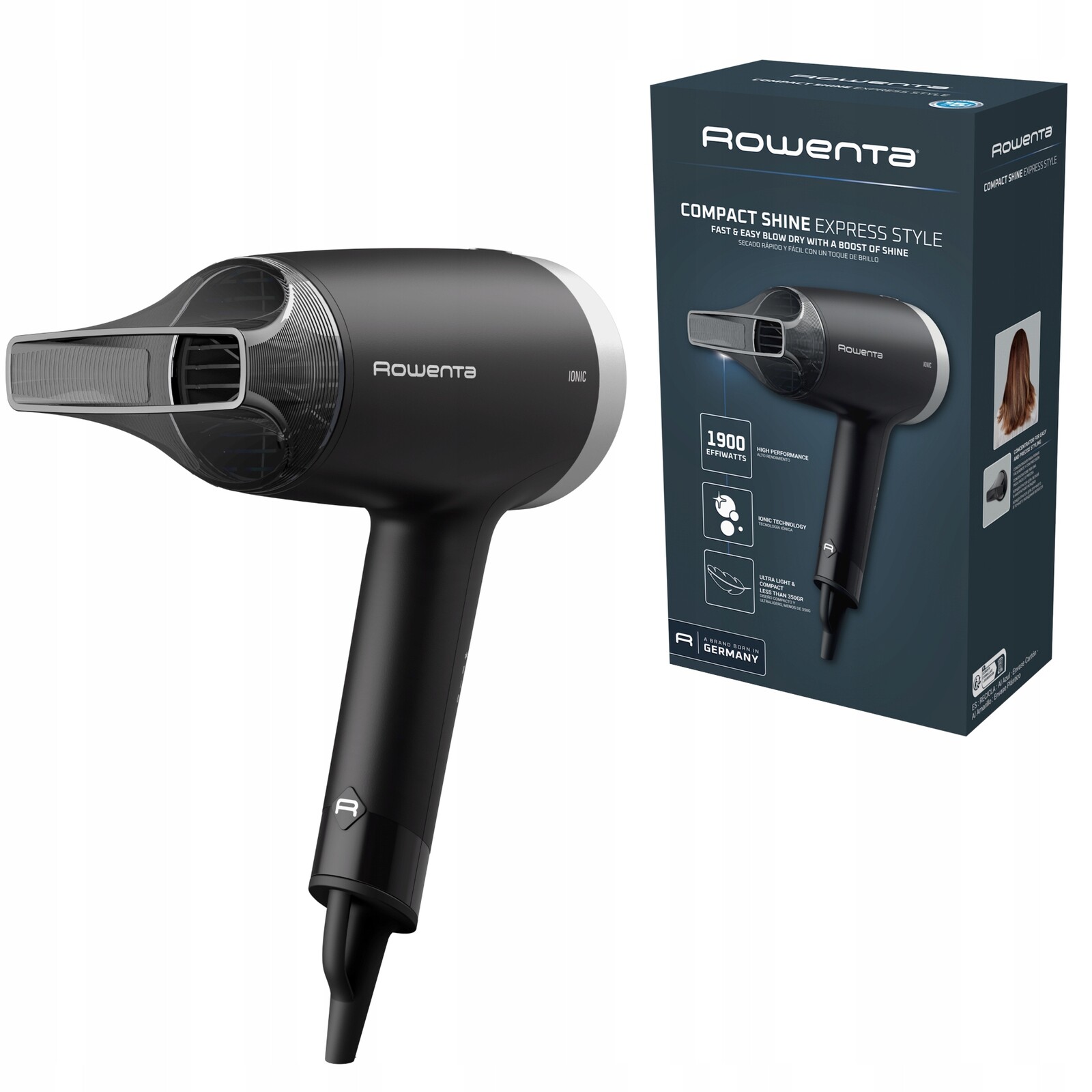 Vysoušeč vlasů Rowenta CV1810 1600W Ionizace lehký studený vzduch