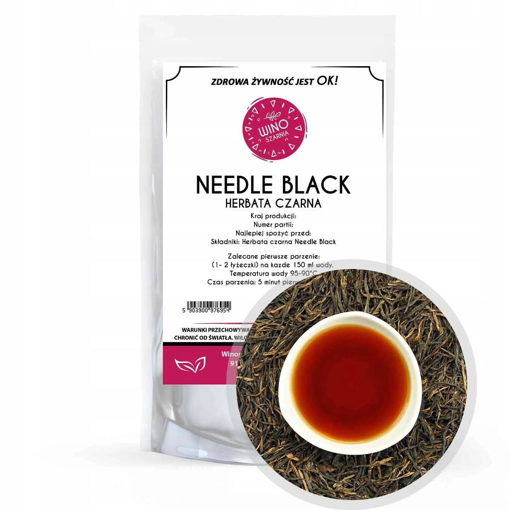 Winoszarnia Čaj Černá Needle Black 100 g
