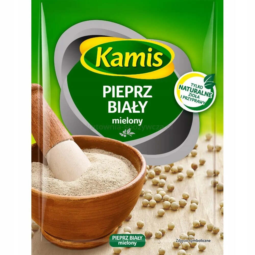 Kamis Pepř Bílý mletý 15 g