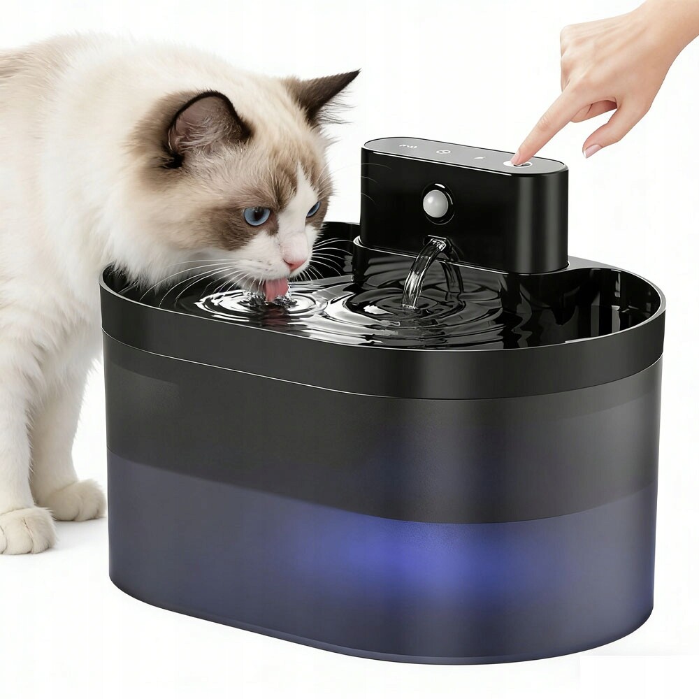 Fontána Napáječka Pro Kočky Psa Miska Automatické Napáječka 2.2l 2600mah 3.5V