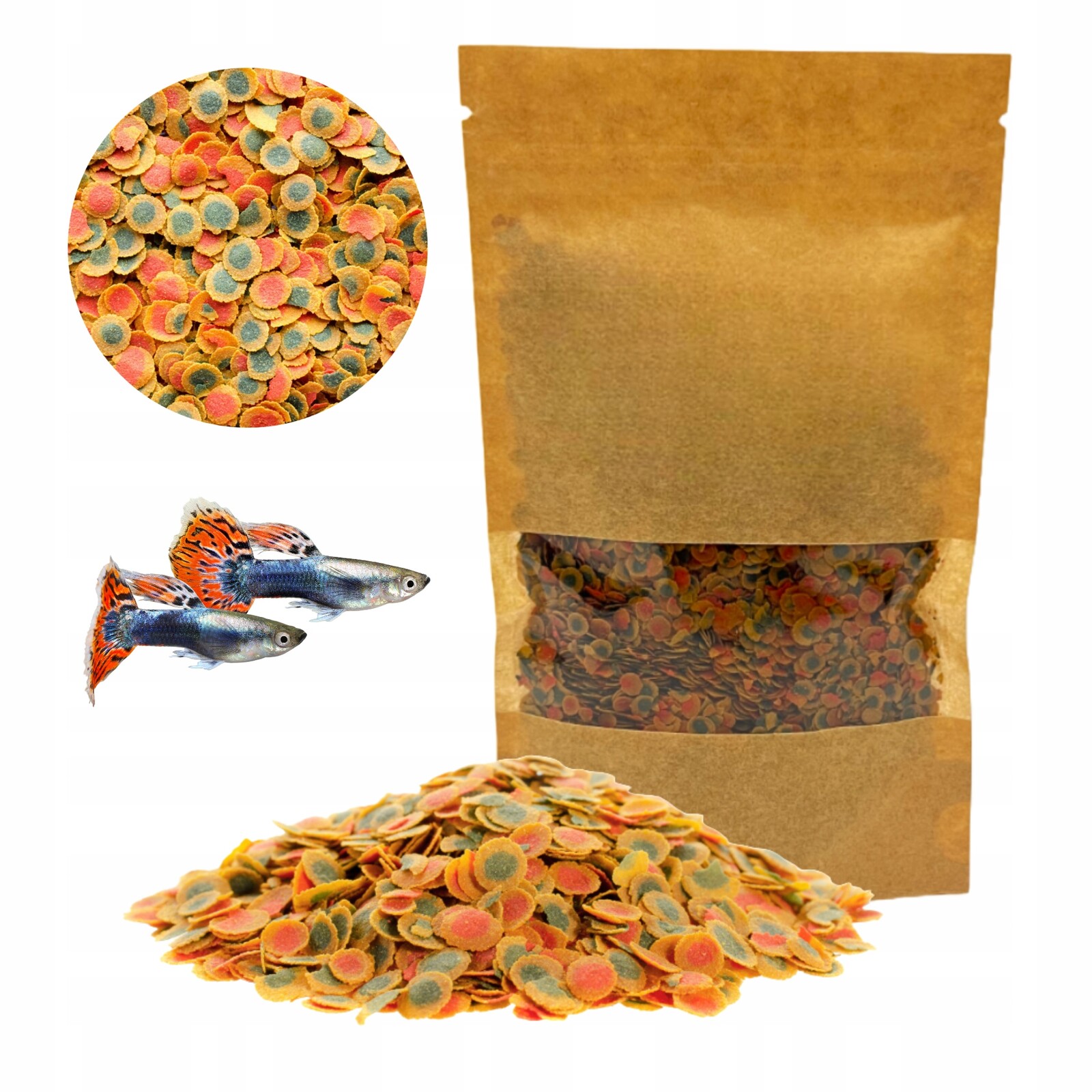 Krmivo Pro Ryby Prebiotic Multi Crisp Velké množství 1 kg