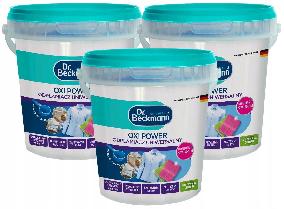 Dr. Beckmann Oxy Power Univerzální odstraňovač skvrn na oblečení a podlahy na nábytek 3 kg