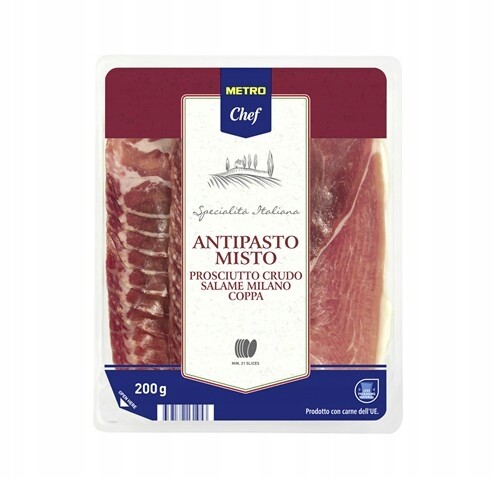 Metro Chef Antipasti Misto, plátky, 200 g