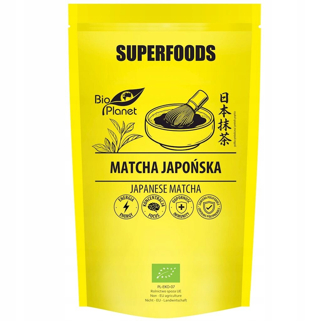 Čaj Zelený Matcha Bio (japonský) 100 g Bio Planet Superfoods