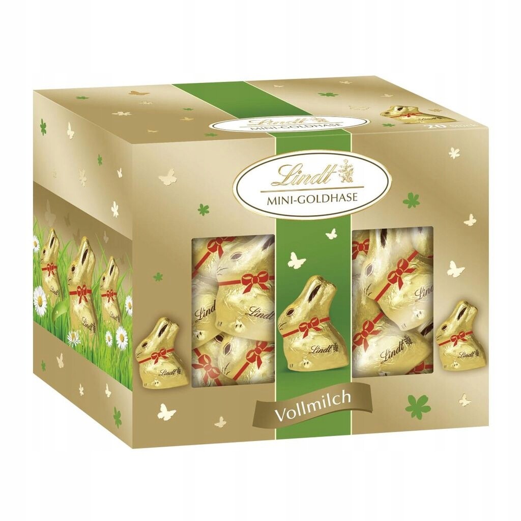 Lindt mini čokoládové zajíčky mléčné 200 g 20kusů
