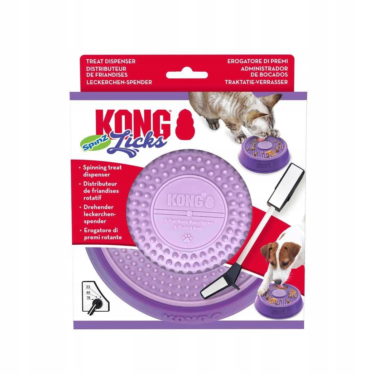 Kong – Licks Spinz 15X15X4 CM