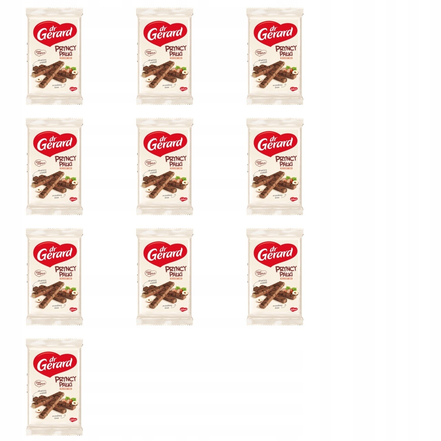 10 x 200 g Dr gerard oříškové tyčinky s příchutí dciastky